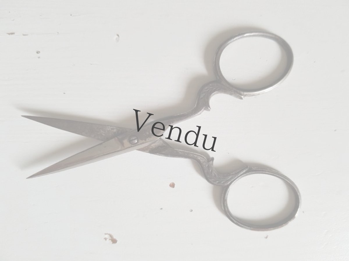 画像5: フランスヴィンテージ　手芸はさみ Coeur riche (5)