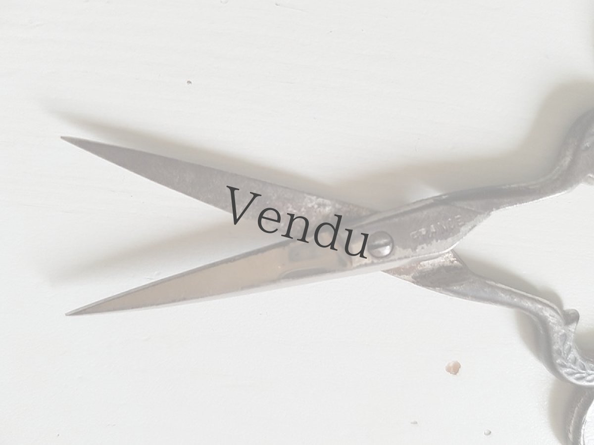 画像6: フランスヴィンテージ　手芸はさみ Coeur riche (6)