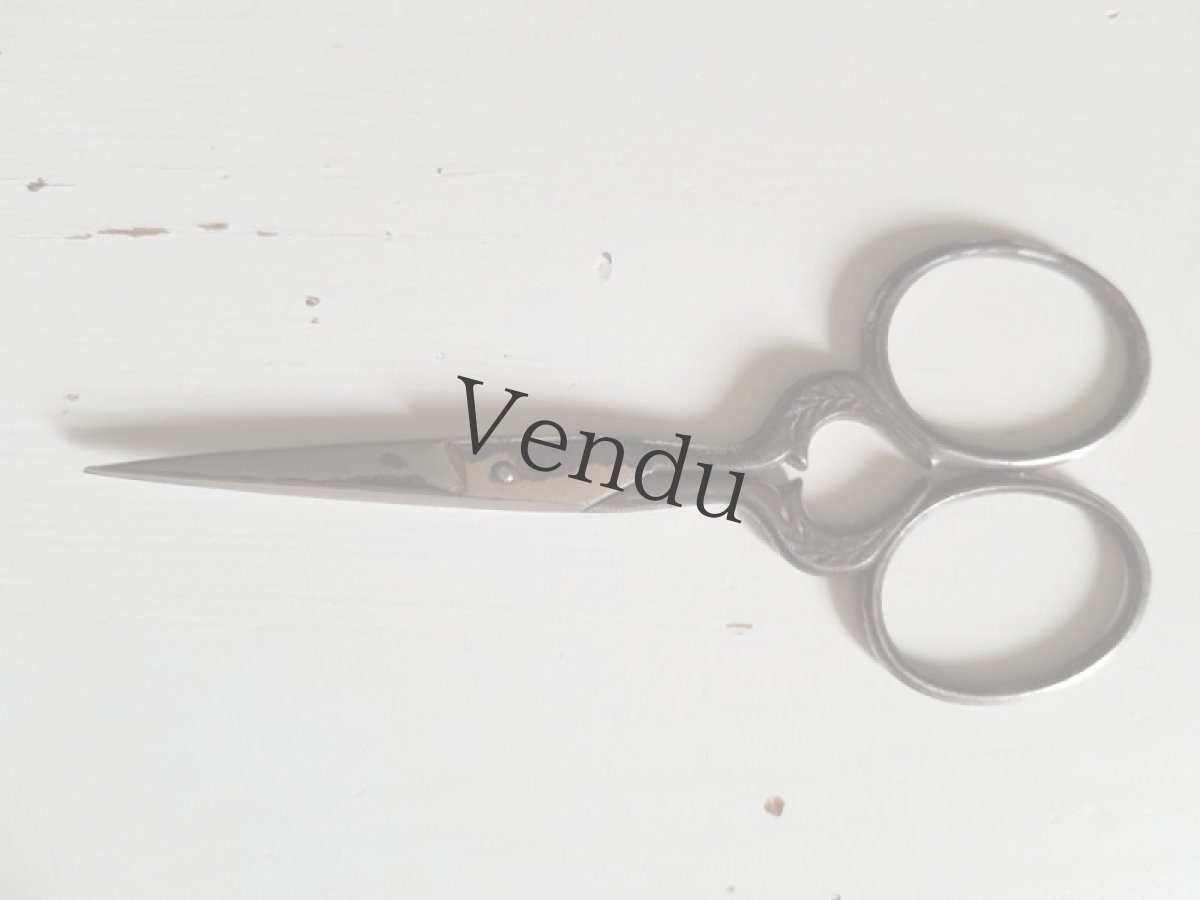 画像7: フランスヴィンテージ　手芸はさみ Coeur riche (7)