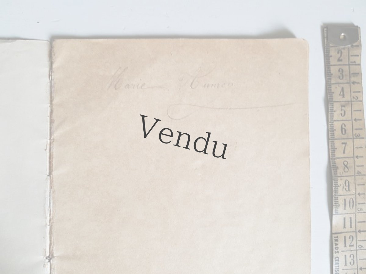 画像2: フランスアンティーク　MAISON SAJOU 刺繍アルファベット図案 DESSINS DE BRODERIRS Album No.323 (2)