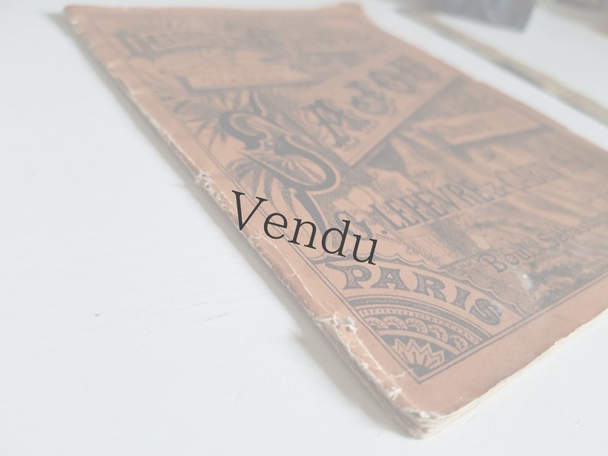 画像8: フランスアンティーク　MAISON SAJOU 刺繍アルファベット図案 DESSINS DE BRODERIRS Album No.323 (8)