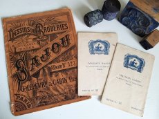 画像9: フランスアンティーク　MAISON SAJOU 刺繍アルファベット図案 DESSINS DE BRODERIRS Album No.323 (9)