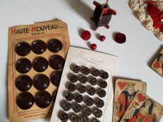 画像5: フランスヴィンテージ　立体糸巻き　"chocolat noir" ショコラノワール (5)