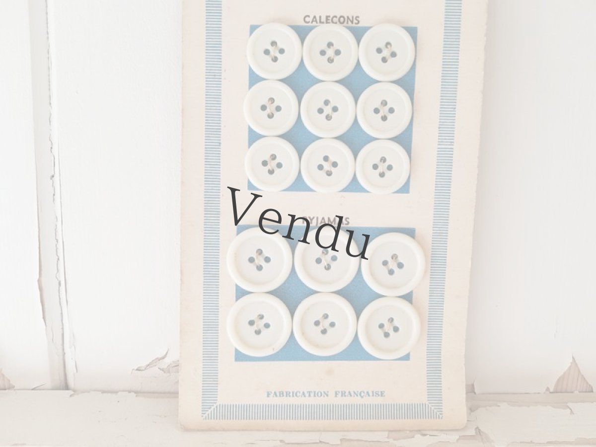 画像3: フランスヴィンテージ　３サイズのボタンシート L'Indispensable (3)