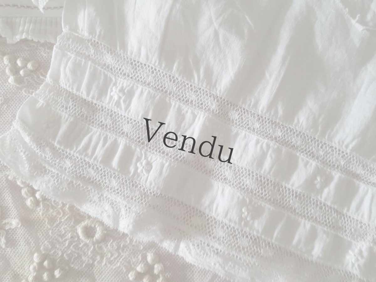 画像4: フランスヴィンテージ　レース端切れ5点セット (4)