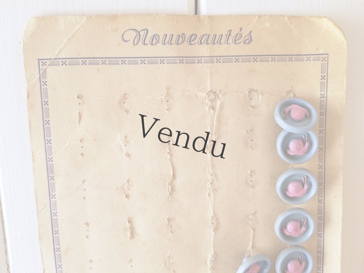 画像2: フランスヴィンテージ　かたつむりボタン 17mm (2)