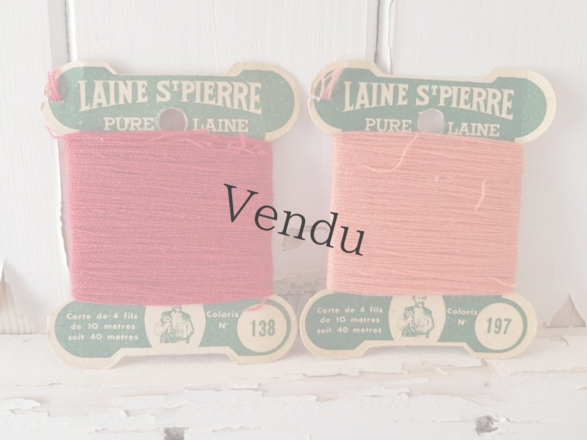 画像4: フランスヴィンテージ　LAINE St-PIERREの糸巻き６色セット (4)