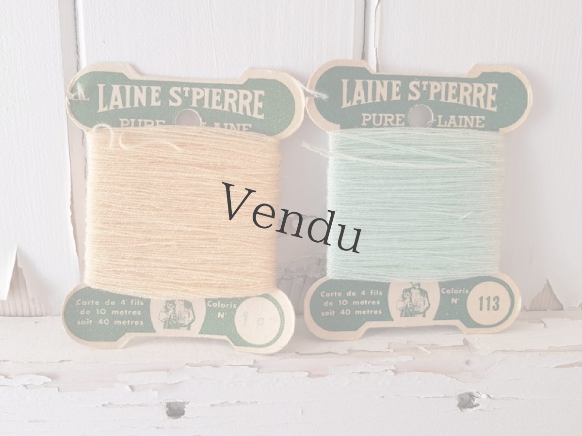 画像5: フランスヴィンテージ　LAINE St-PIERREの糸巻き６色セット (5)