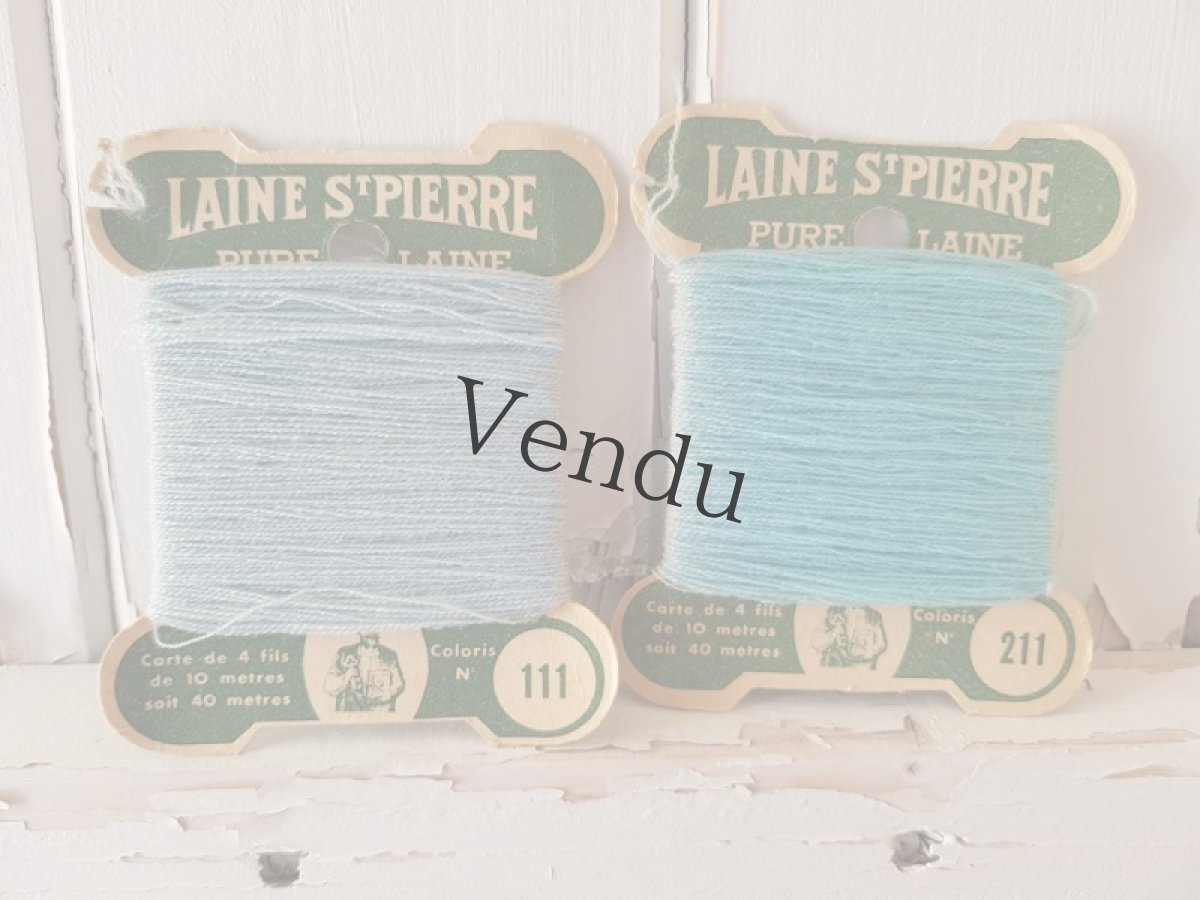 画像6: フランスヴィンテージ　LAINE St-PIERREの糸巻き６色セット (6)