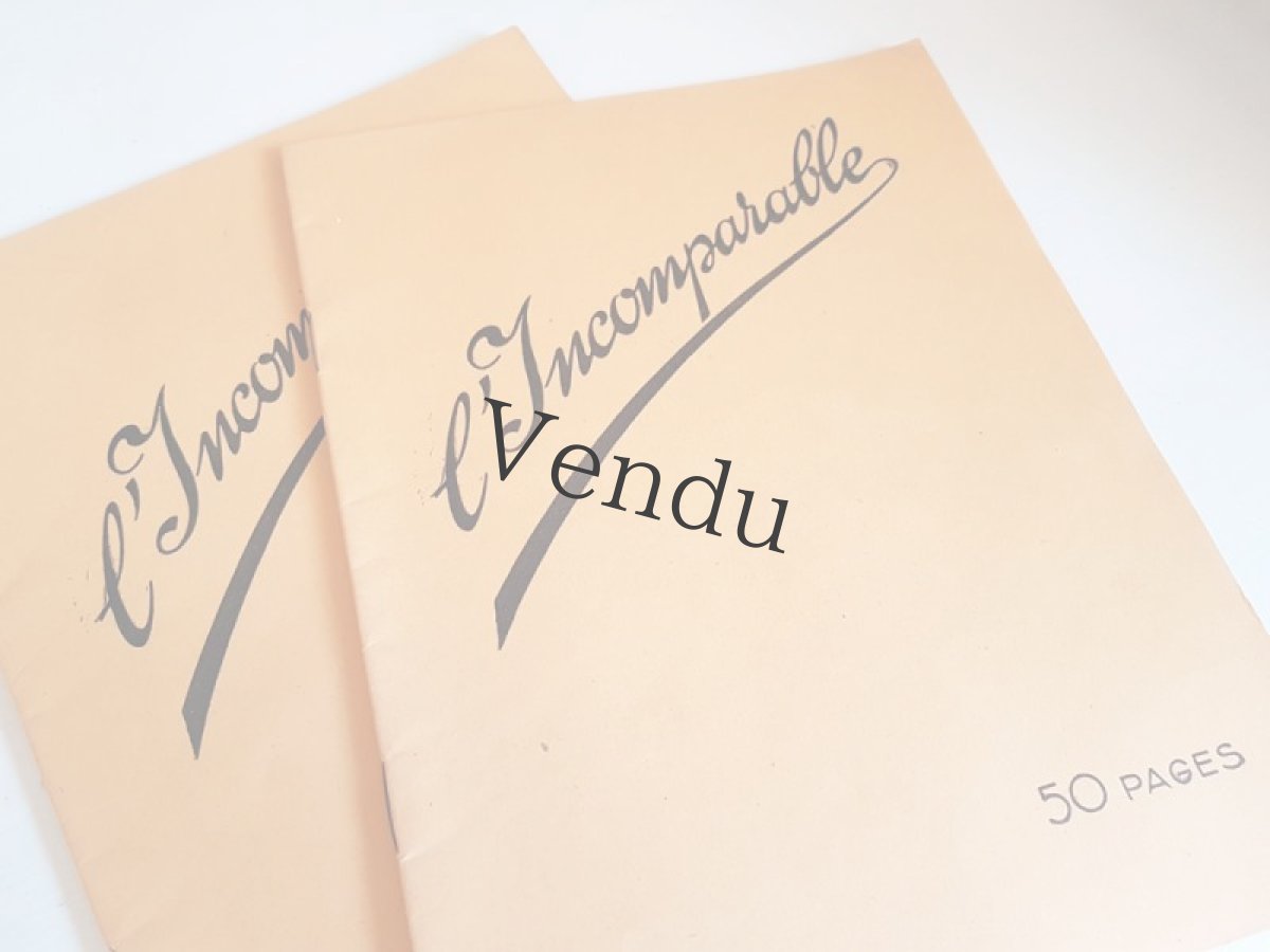 画像2: フランスヴィンテージ　ノート L'Incomparable 50 Pages (2)