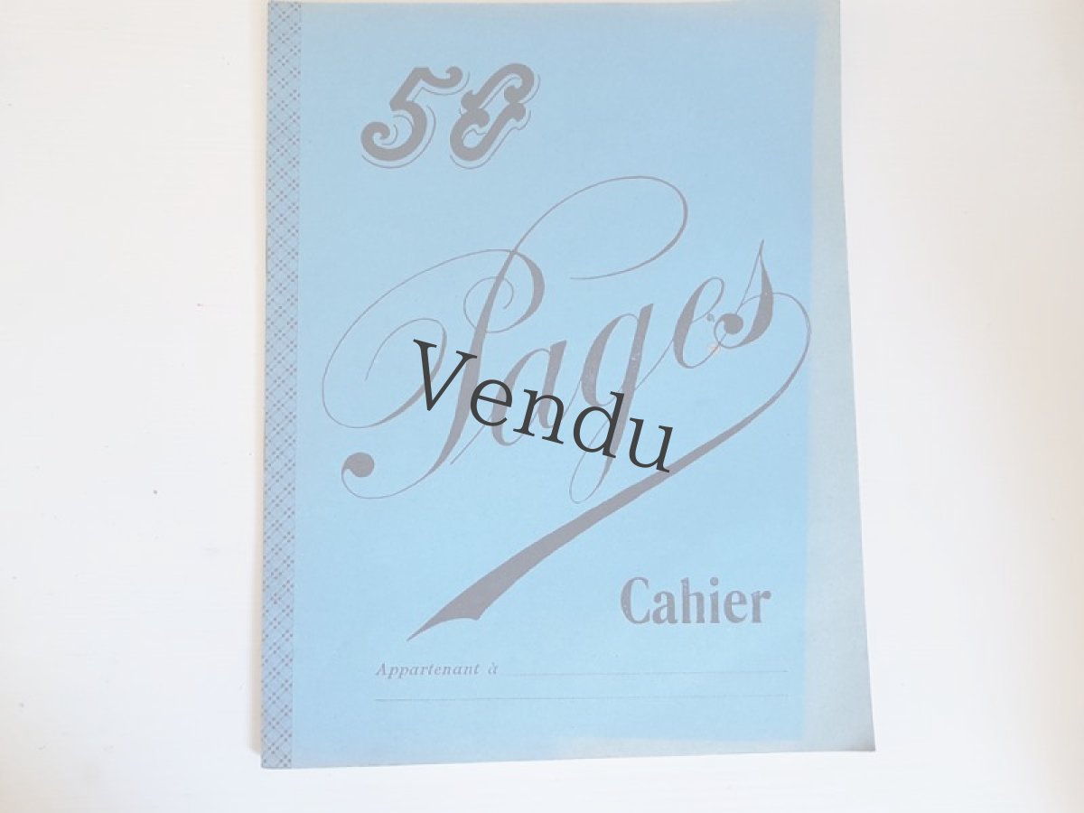 画像9: フランスヴィンテージ　ノート 50 Pages Cahier Bleu (9)