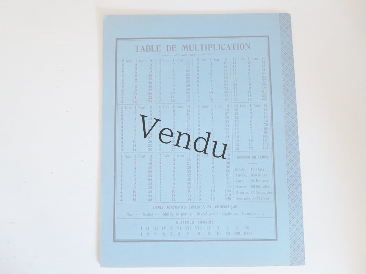 画像7: フランスヴィンテージ　ノート 50 Pages Cahier Bleu (7)