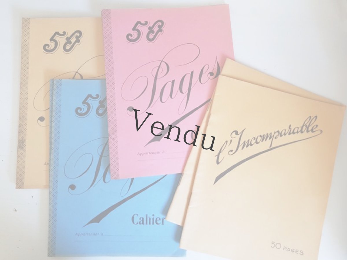 画像11: フランスヴィンテージ　ノート 50 Pages Cahier Bleu (11)