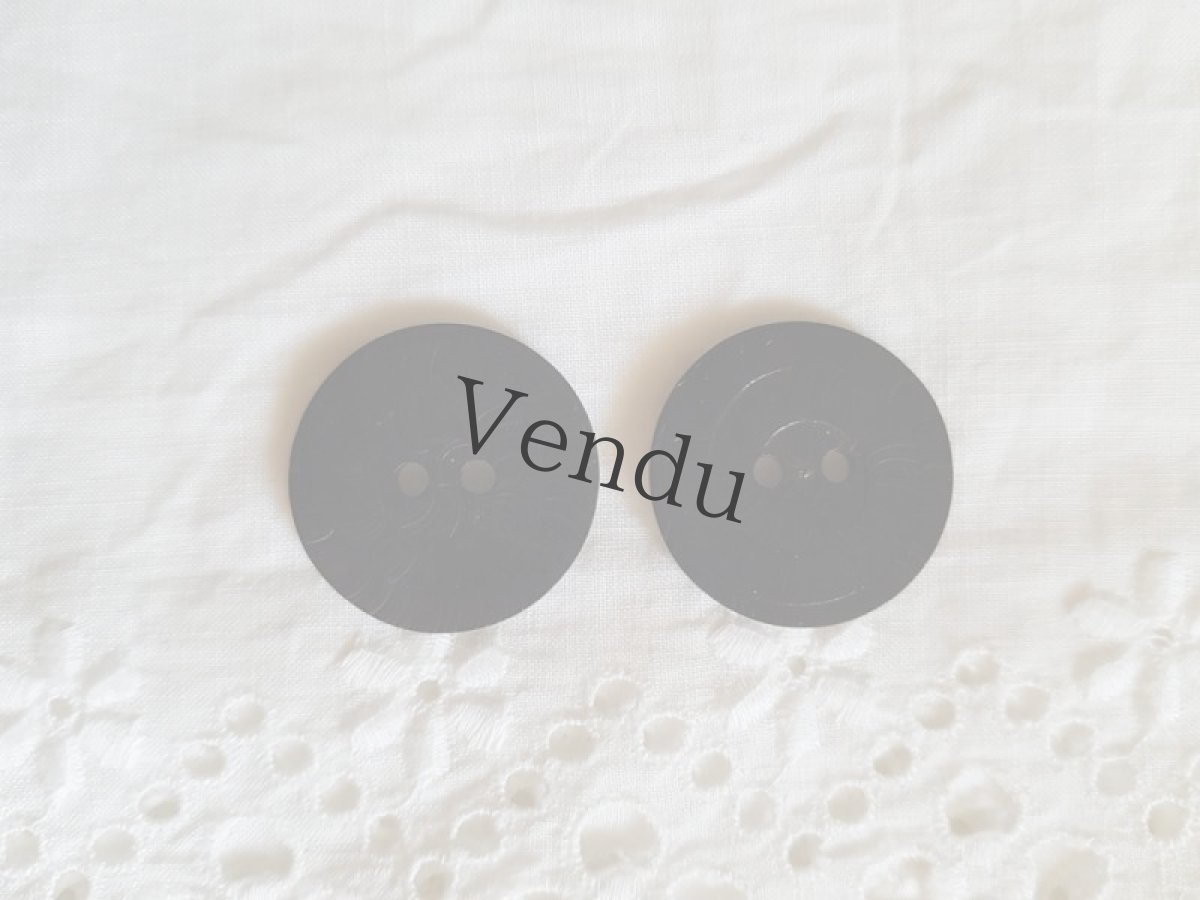 画像5: 【HOLD】フランスヴィンテージ　フレンチポップなレトロボタン22mm (5)