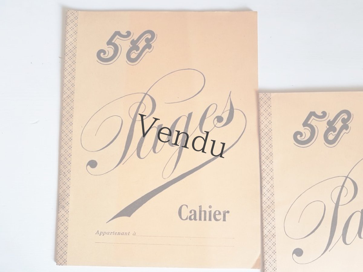画像9: フランスヴィンテージ　ノート 50 Pages Cahier Jaune (9)