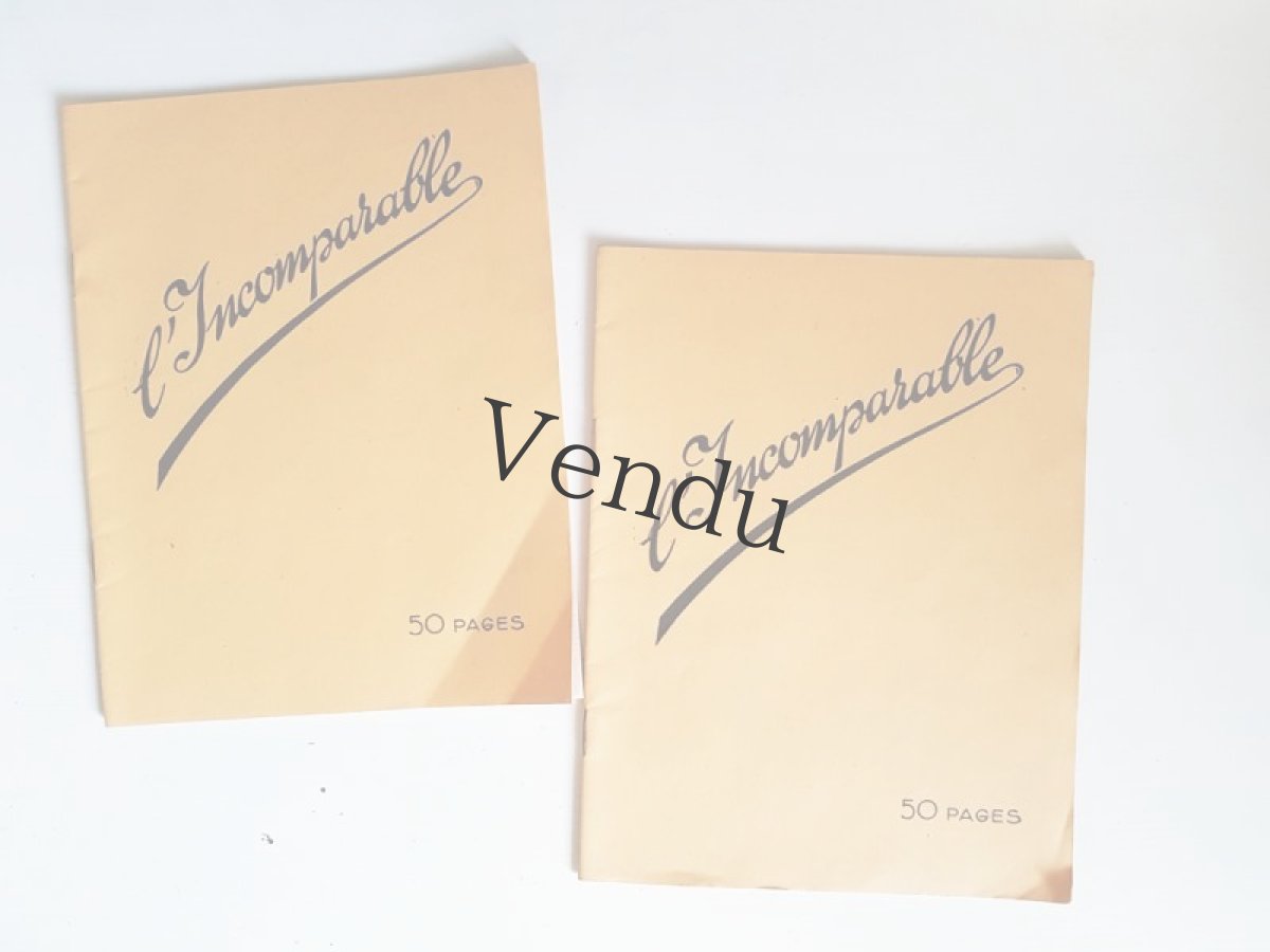 画像8: フランスヴィンテージ　ノート L'Incomparable 50 Pages (8)