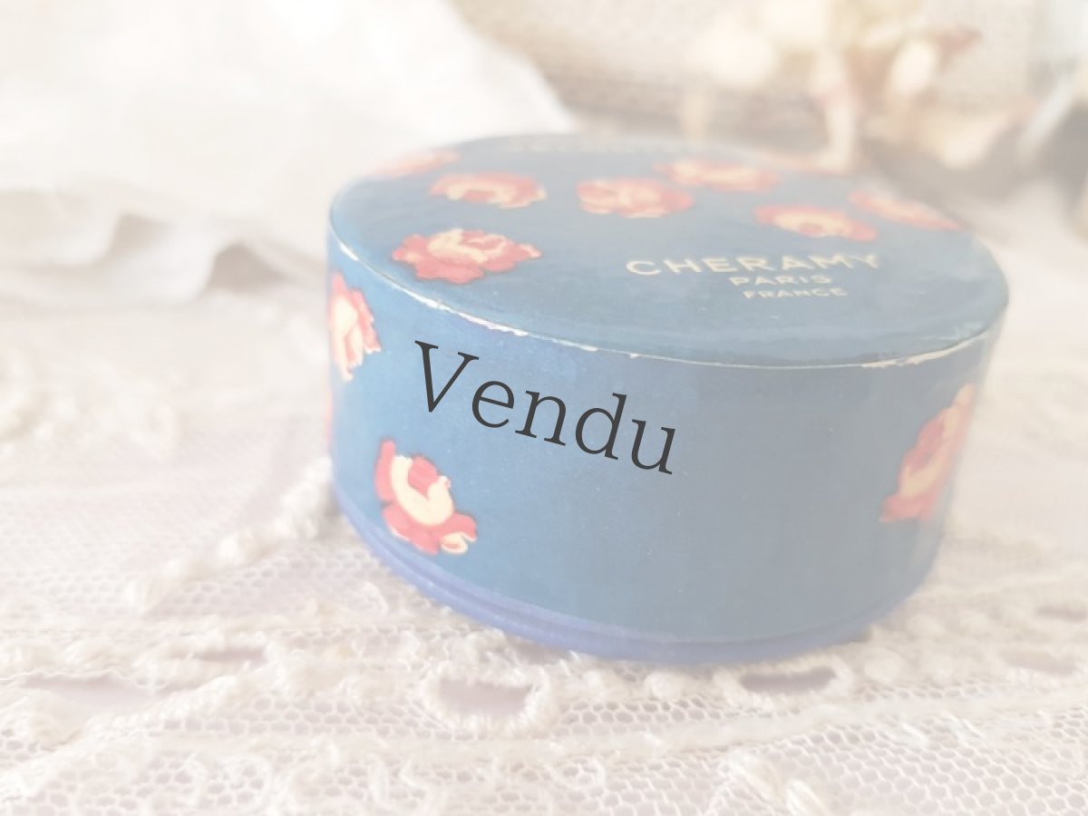 画像3: フランスアンティーク　未使用パウダーボックス (3)