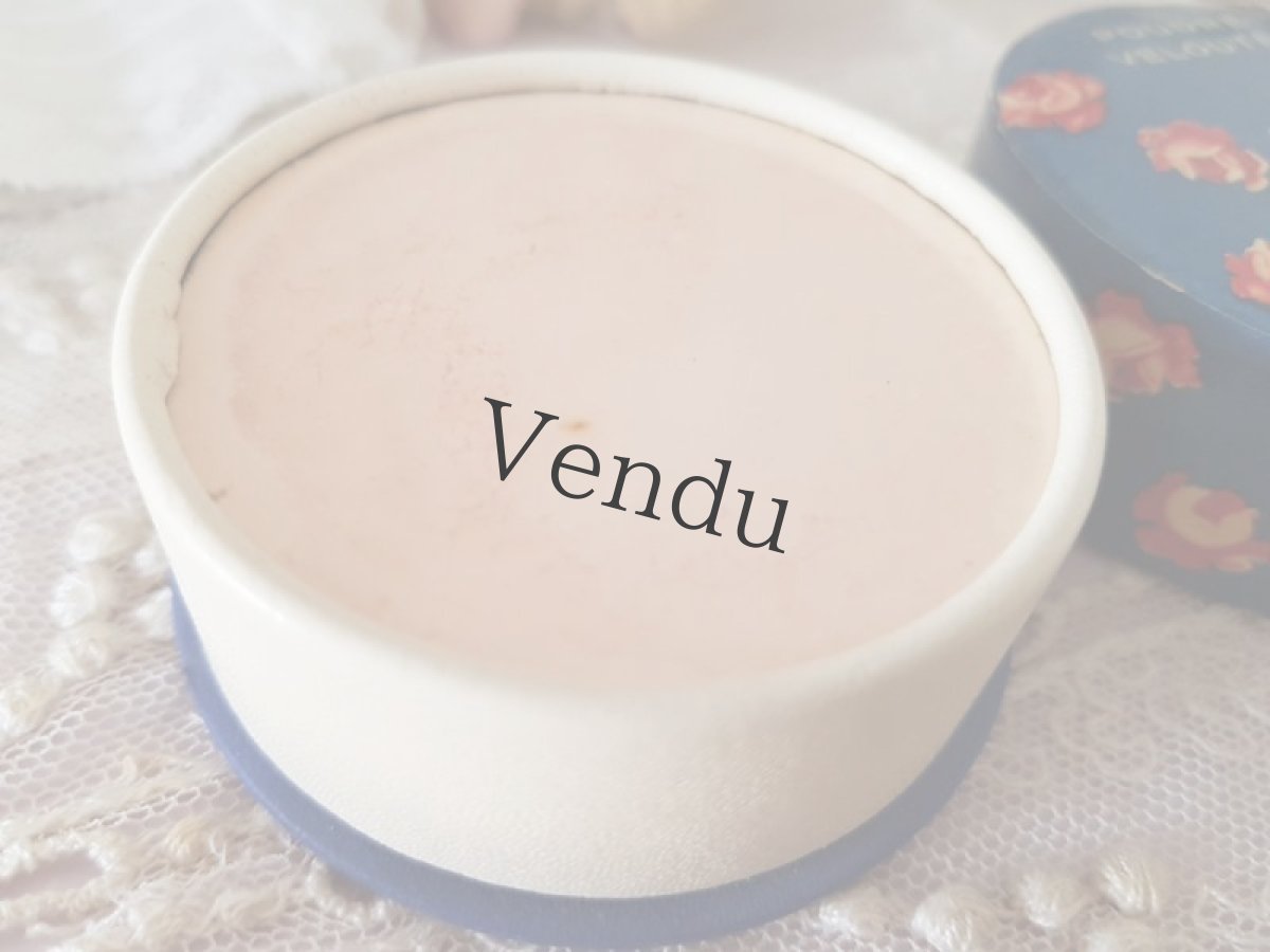 画像6: フランスアンティーク　未使用パウダーボックス (6)