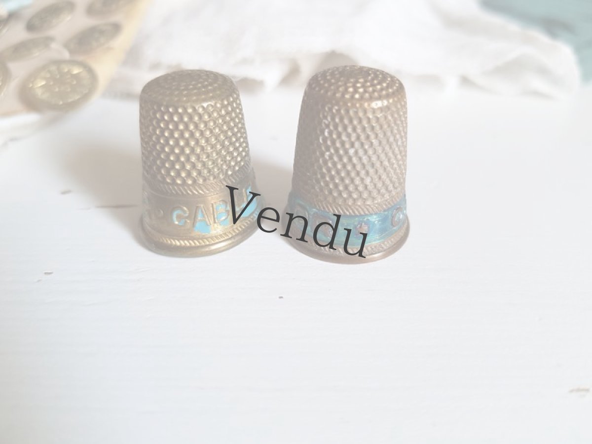 画像4: フランスアンティーク　20世紀初頭 指ぬき DÉ OR Câblé Louis d'Or etc (4)