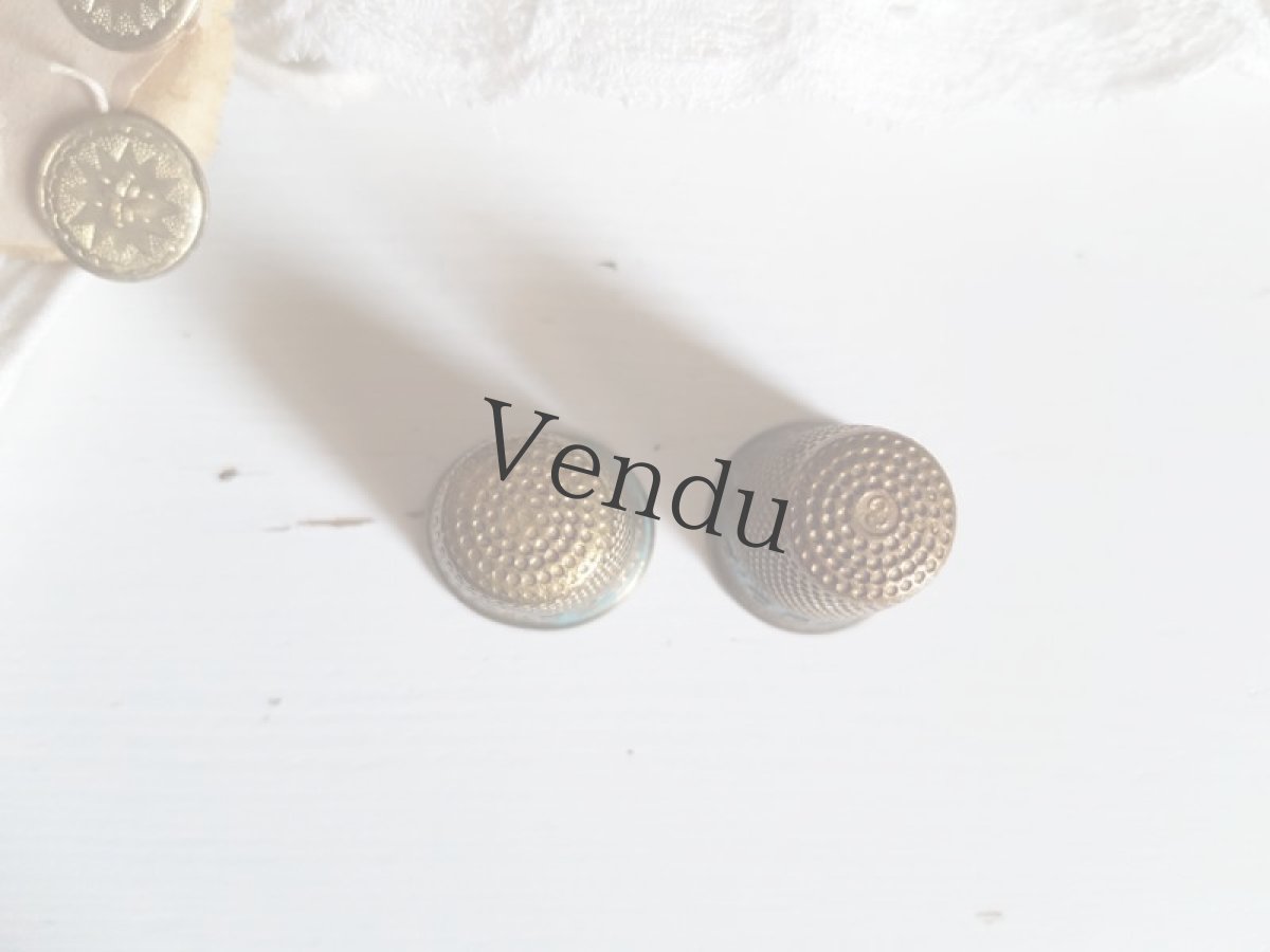 画像5: フランスアンティーク　20世紀初頭 指ぬき DÉ OR Câblé Louis d'Or etc (5)