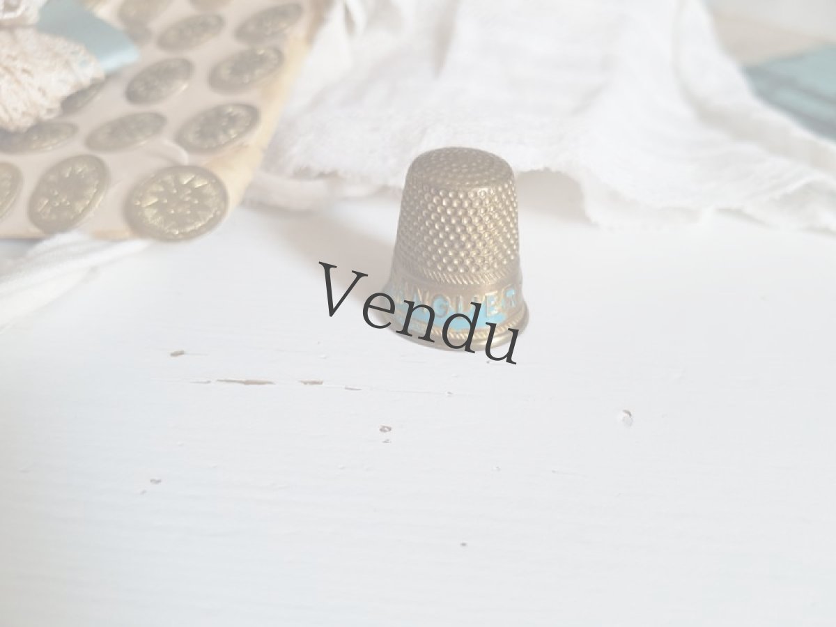 画像8: フランスアンティーク　20世紀初頭 指ぬき DÉ OR Câblé Louis d'Or etc (8)