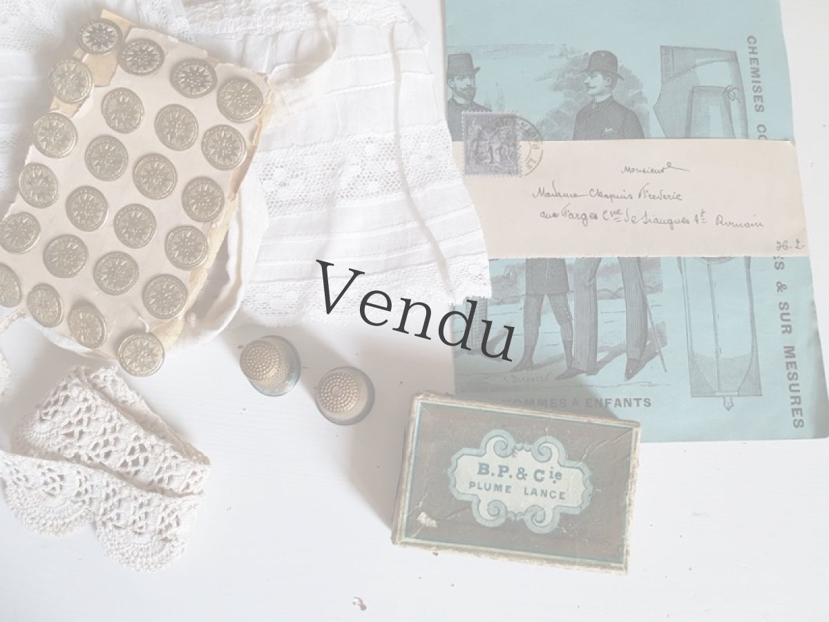 画像13: フランスアンティーク　ペン先の箱 B.P.&Cie PLUM LANCE (13)