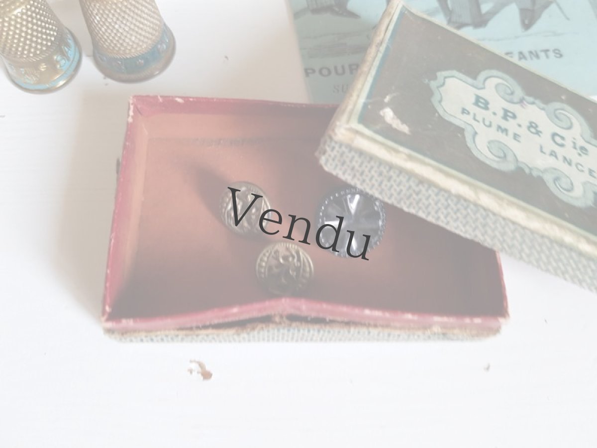 画像11: フランスアンティーク　ペン先の箱 B.P.&Cie PLUM LANCE (11)