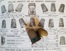 画像9: フランスアンティーク　20世紀初頭 指ぬき DÉ OR Câblé Louis d'Or etc (9)