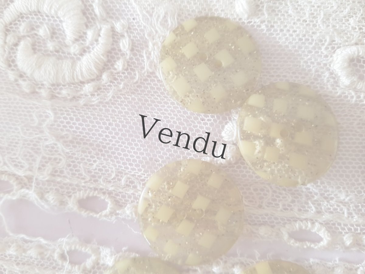 画像8: フランスアンティーク　ベークライトボタン　アップルジュース 20〜25mm (8)