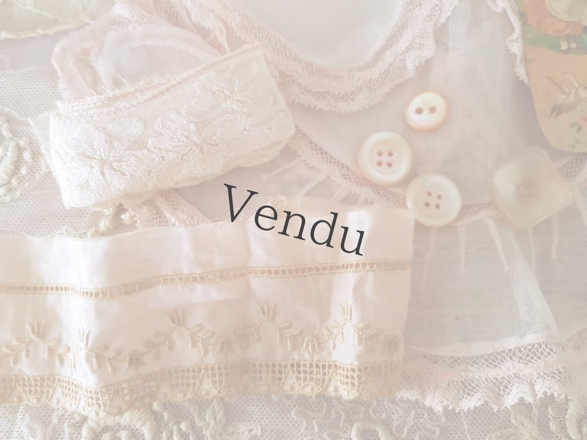 画像2: フランスヴィンテージ　メルスリーセット《Rose》 (2)