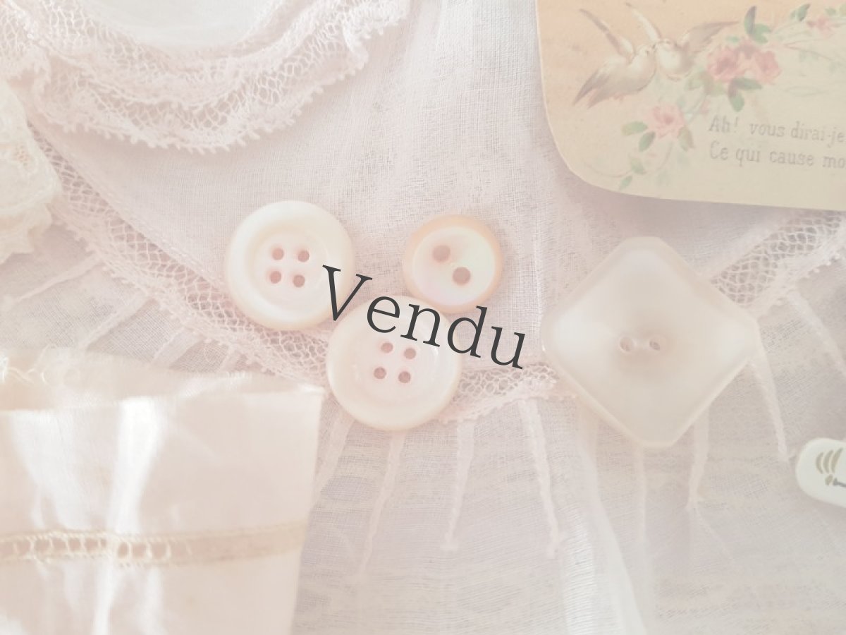 画像4: フランスヴィンテージ　メルスリーセット《Rose》 (4)