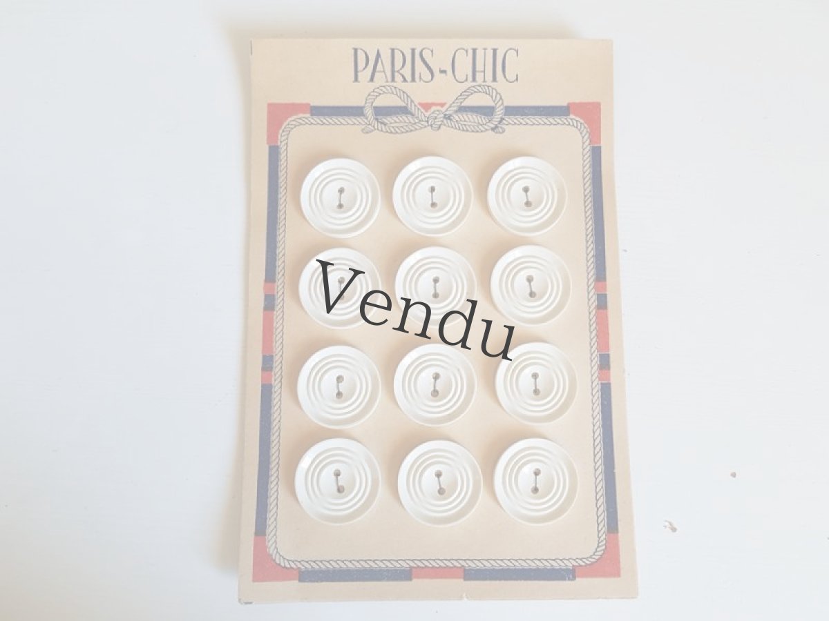 画像3: フランスヴィンテージ　フレンチマリンボタンシート (3)