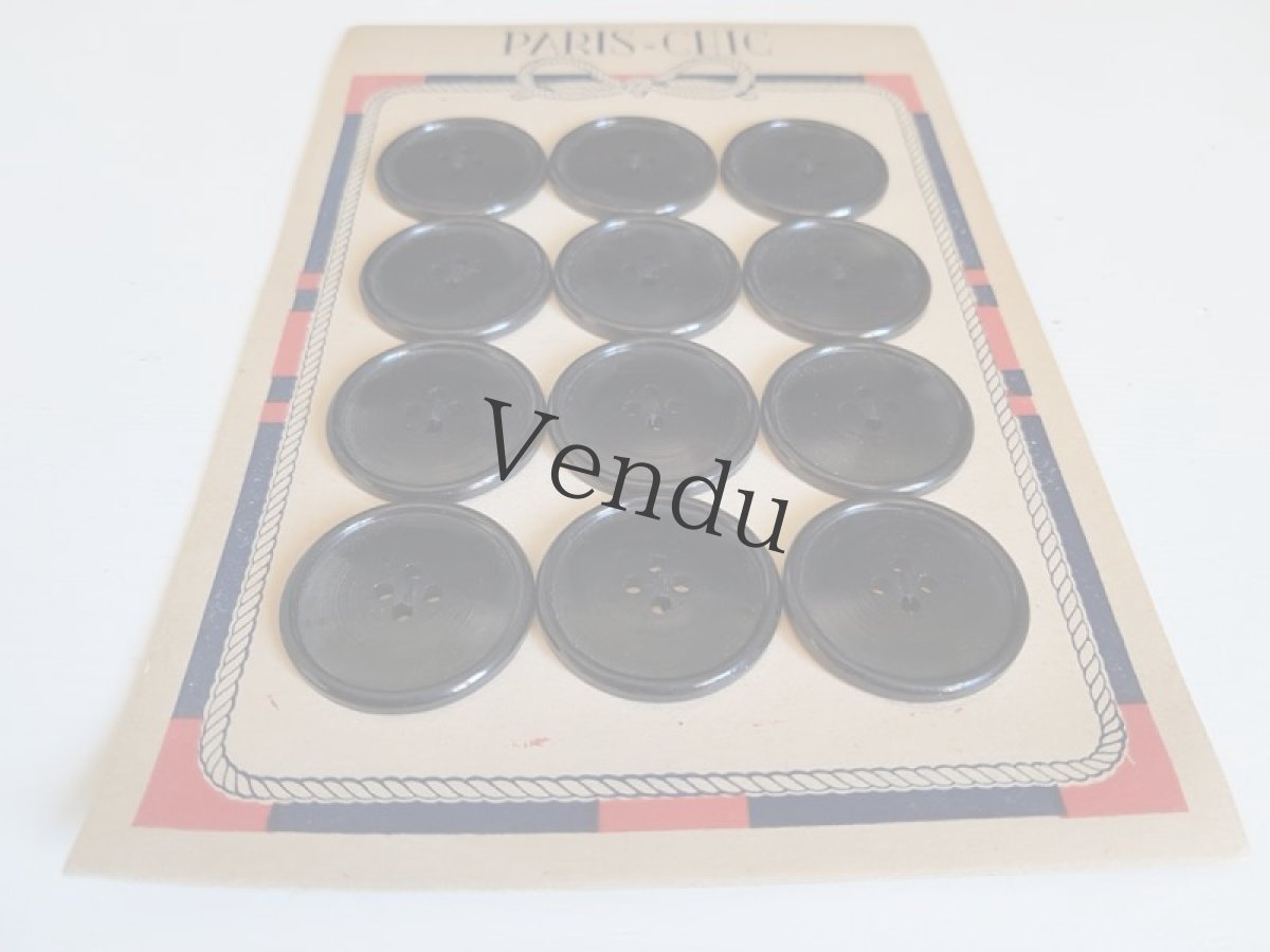 画像9: フランスヴィンテージ　フレンチマリンボタンシート (9)