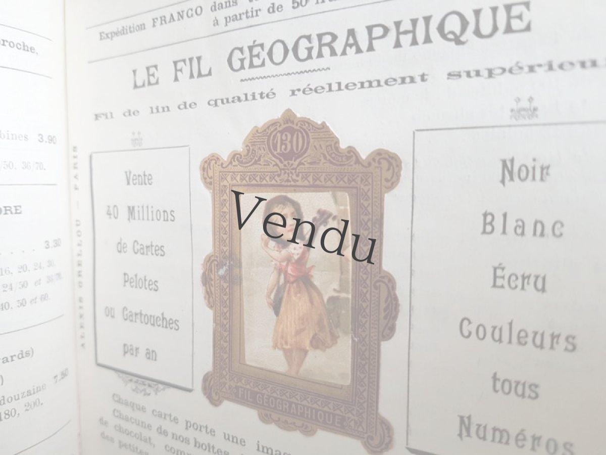 画像5: フランスアンティーク パリのメルスリー屋さんのカタログ ALEXIS GRELLOU (5)