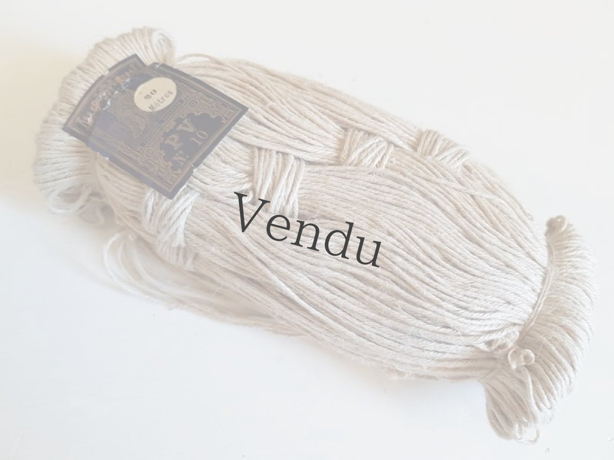 画像3: フランスアンティーク　19世紀末 リネンの糸たば Fil a la Reine Berthe PV (3)