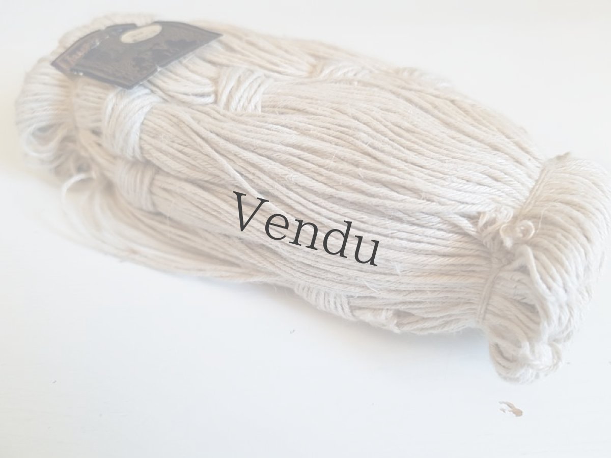 画像4: フランスアンティーク　19世紀末 リネンの糸たば Fil a la Reine Berthe PV (4)