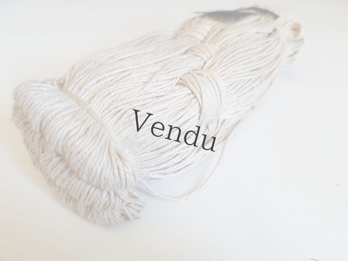 画像5: フランスアンティーク　19世紀末 リネンの糸たば Fil a la Reine Berthe PV (5)