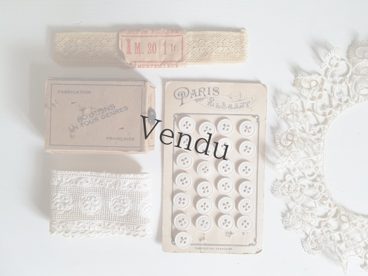 画像10: フランスヴィンテージ　ボタン箱 (10)
