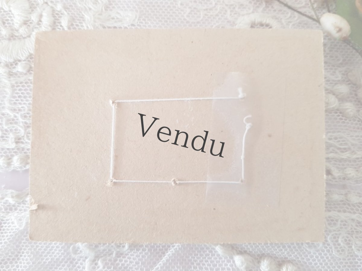 画像4: フランスアンティーク　ちいさなガラスパールボタンシート 8mm (4)