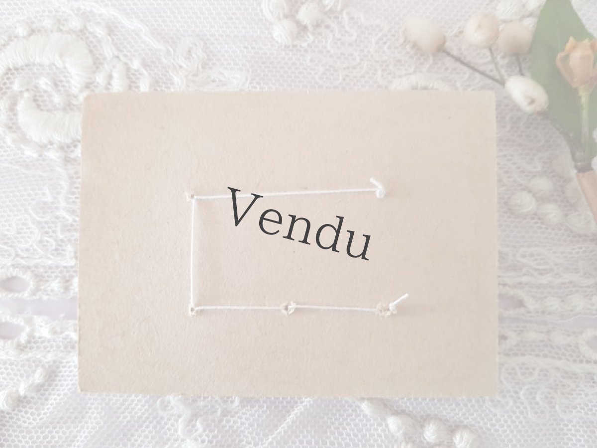 画像5: フランスアンティーク　ちいさなガラスパールボタンシート rose 8mm (5)