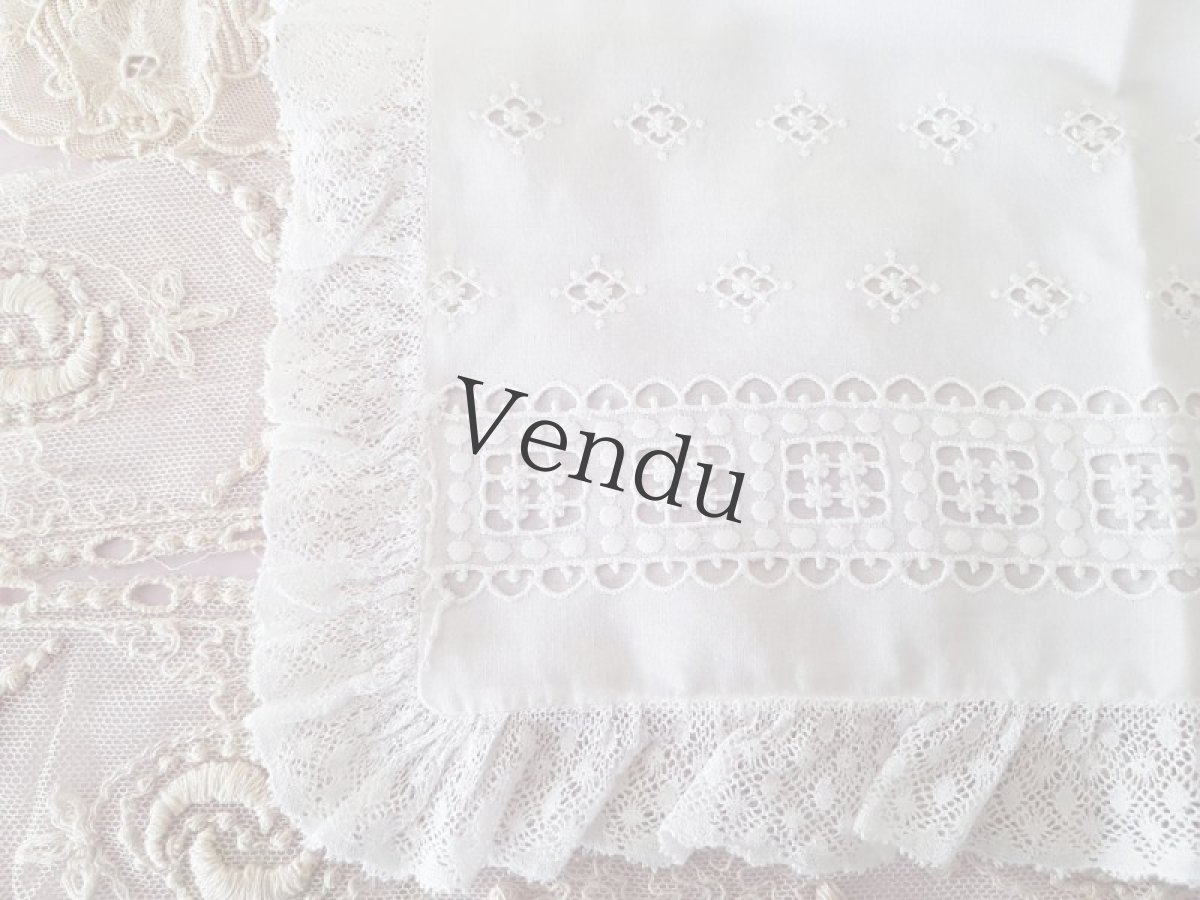 画像3: フランスヴィンテージ　べべの枕カバー (3)