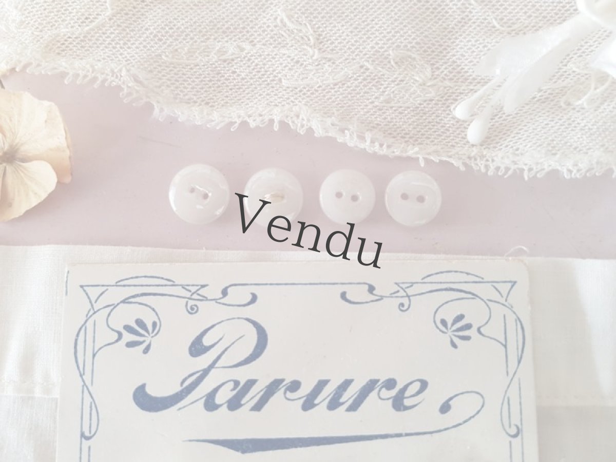 画像8: フランスヴィンテージ　メルスリーセット《Blanc》 (8)