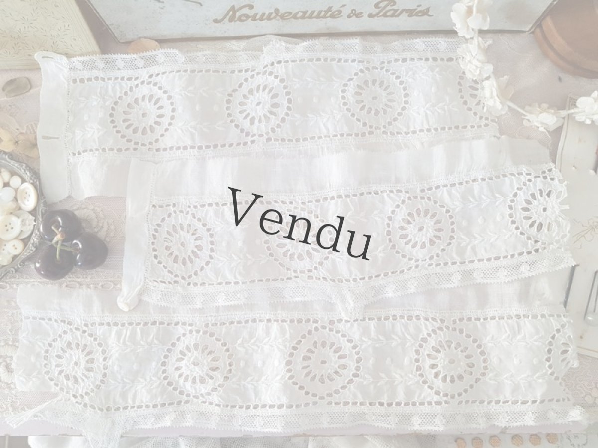 画像2: フランスヴィンテージ　メルスリーセット《Blanc》 (2)