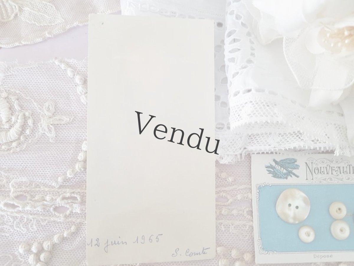 画像9: フランスヴィンテージ　メルスリーセット《Blanc》 (9)