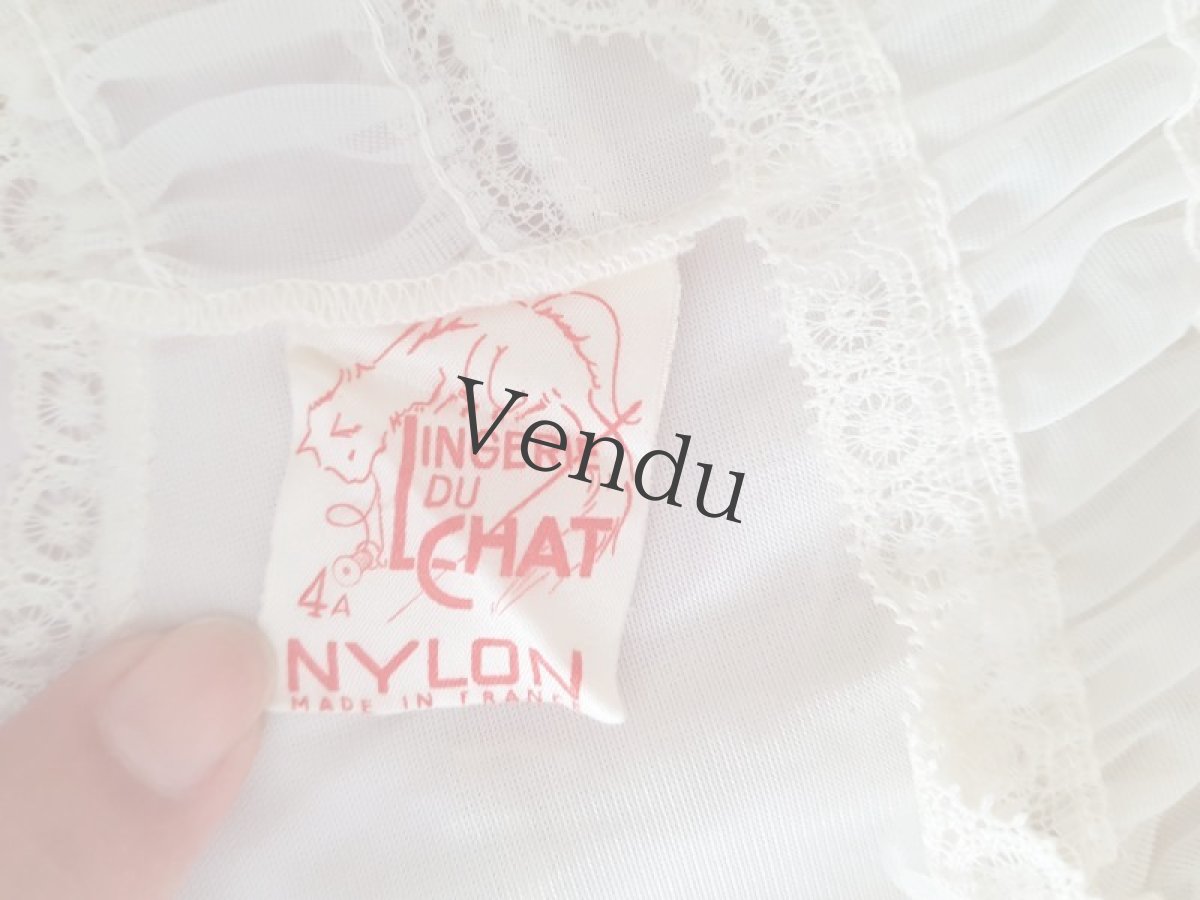 画像7: フランスヴィンテージ　ちいさなドレス (7)