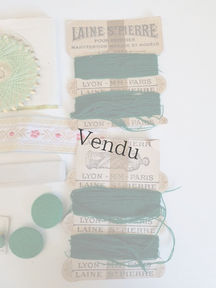 画像3: フランスヴィンテージ　メルスリーセット《Vert》 (3)