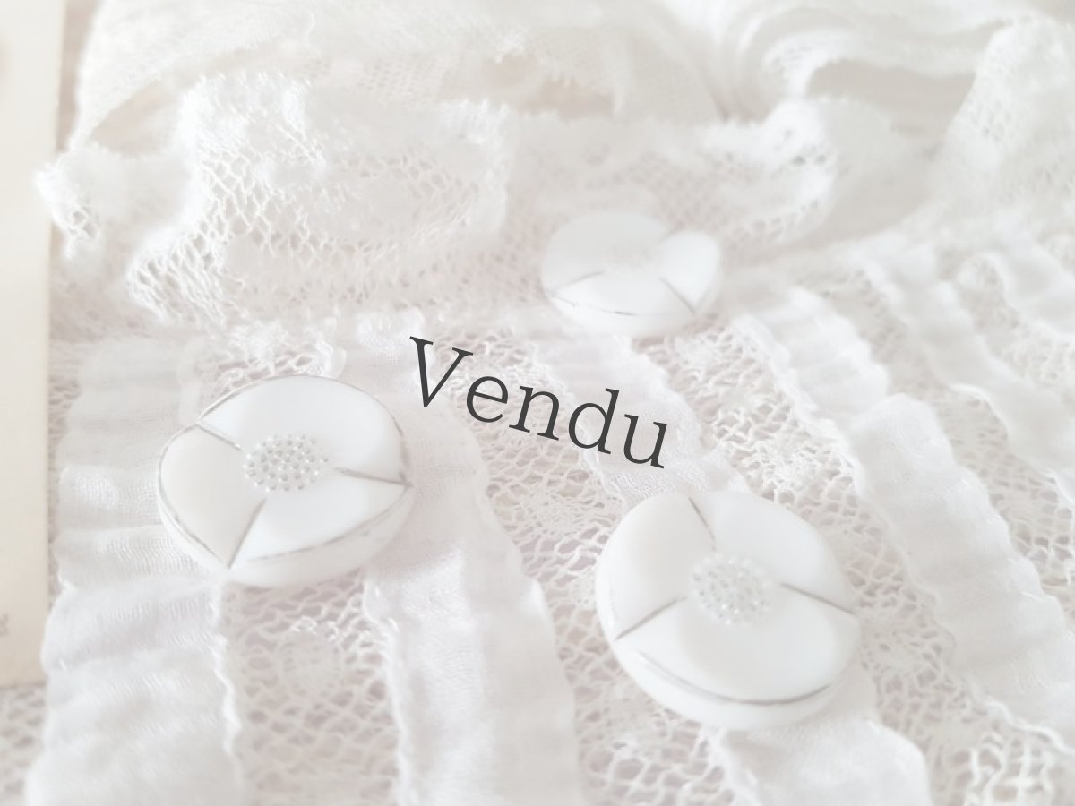 画像9: フランスヴィンテージ　メルスリーセット《Blanc》 (9)