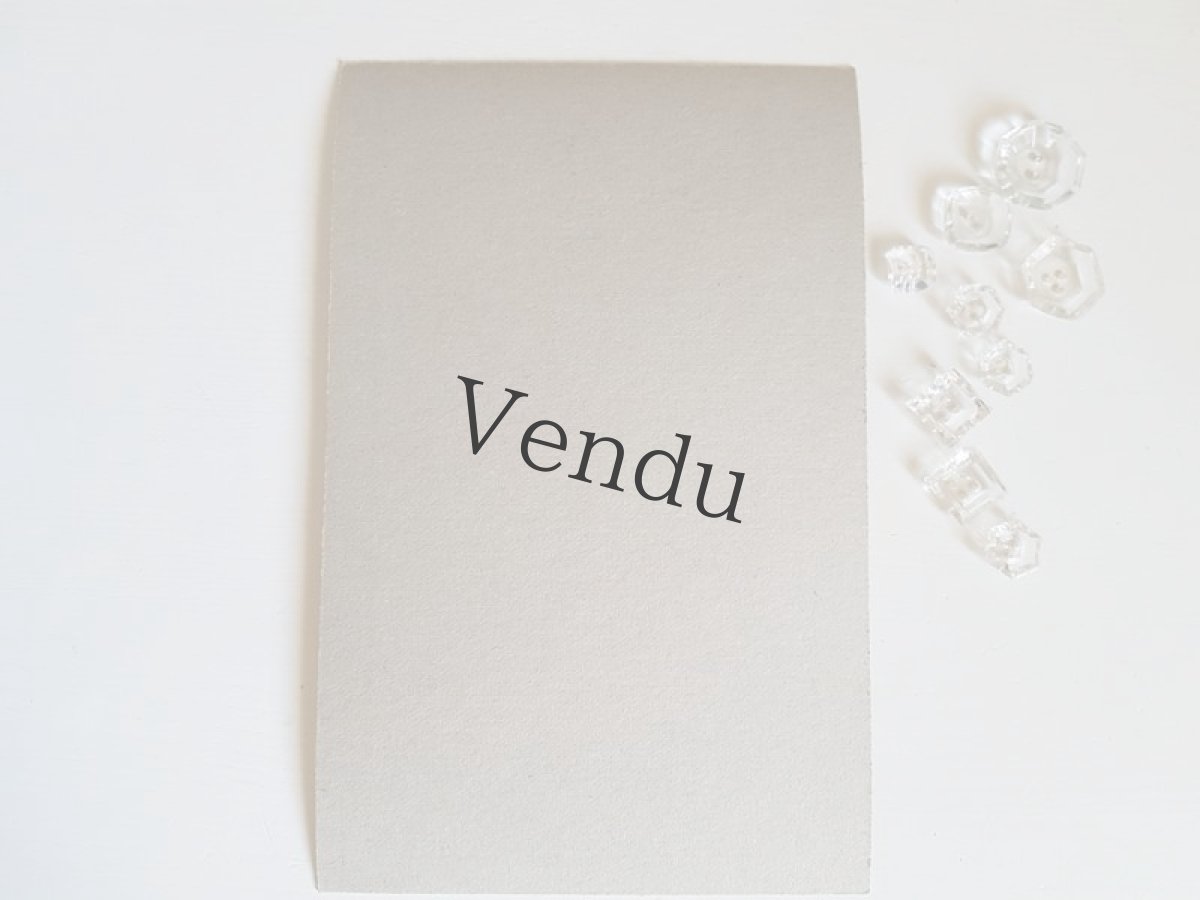 画像5: フランスアンティーク　キラキラガラスボタン9個セット＋シート (5)