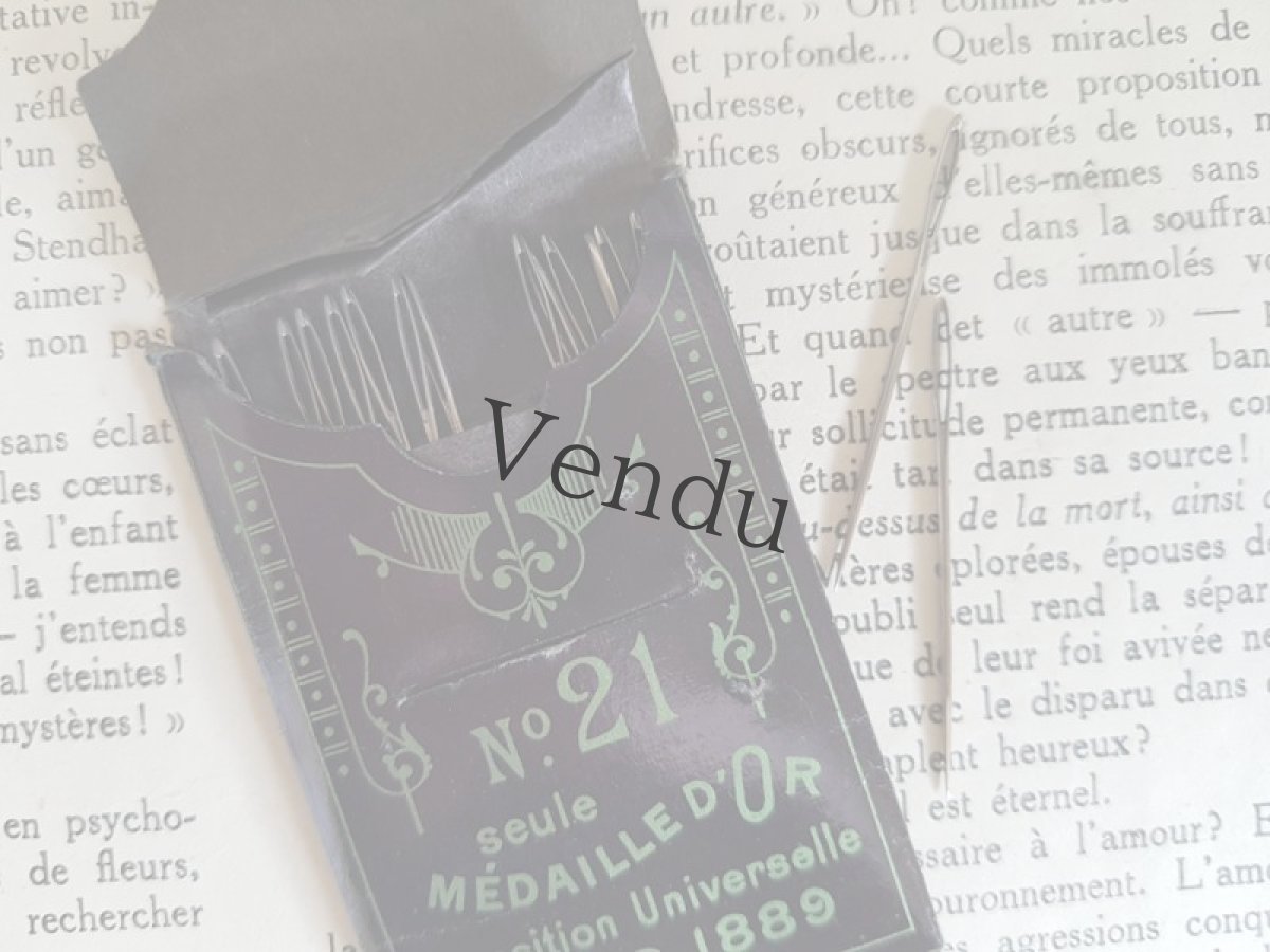 画像5: フランスアンティーク　AU BON MARCHÉの刺繍針 (5)