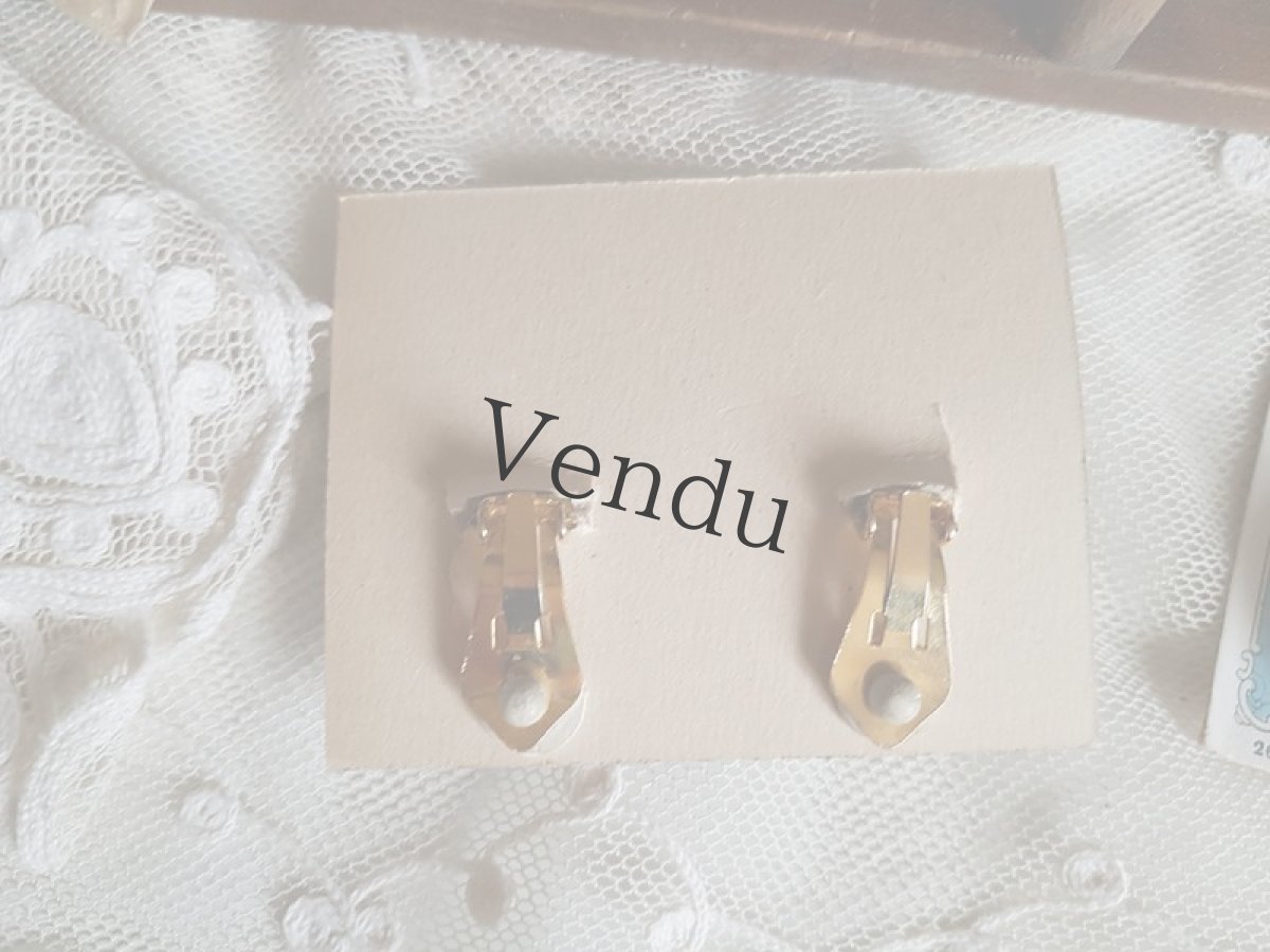 画像4: フランスヴィンテージ　イヤリング Rayures (4)